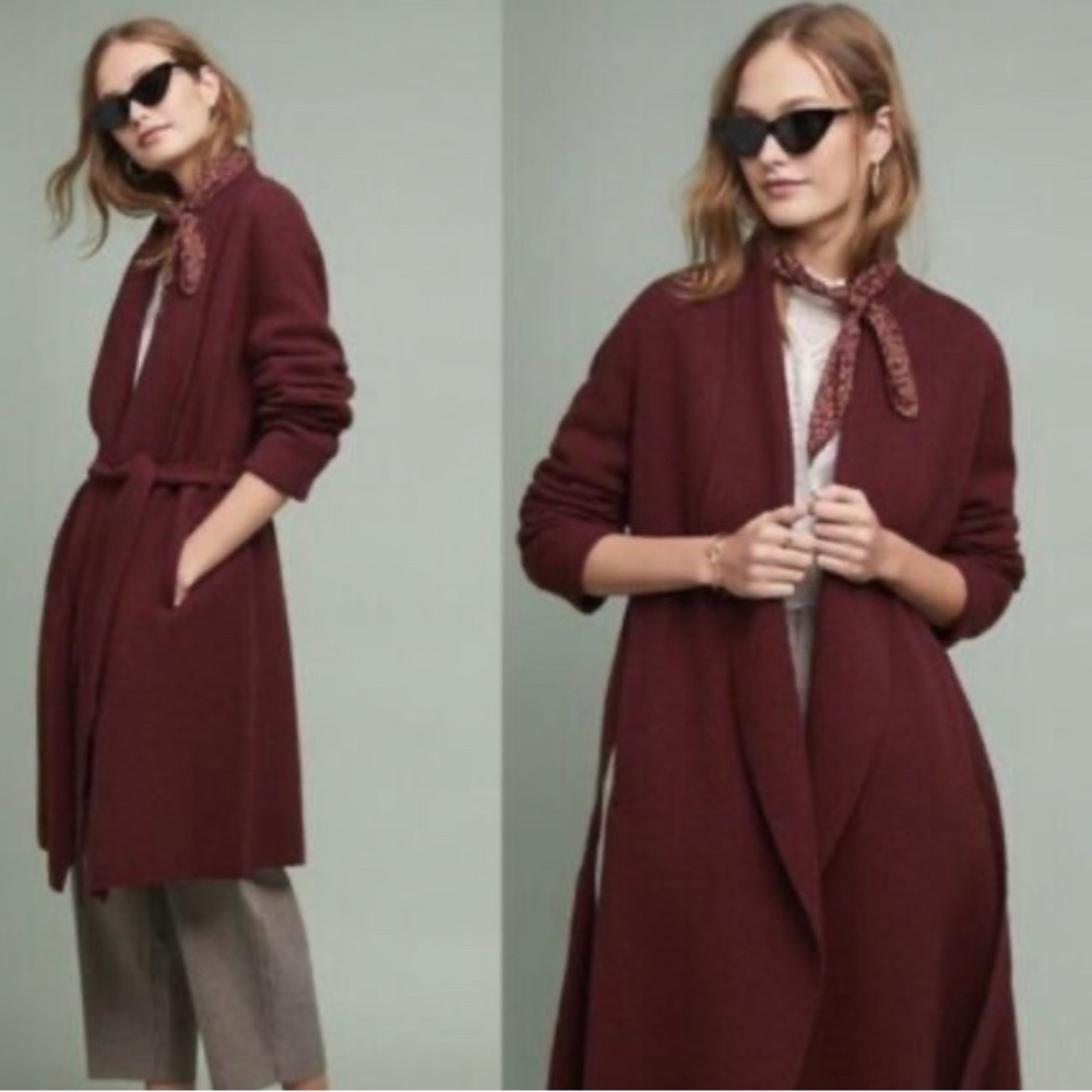 Anthropologie Moth Mayella Sweater Coat Small (4-6)